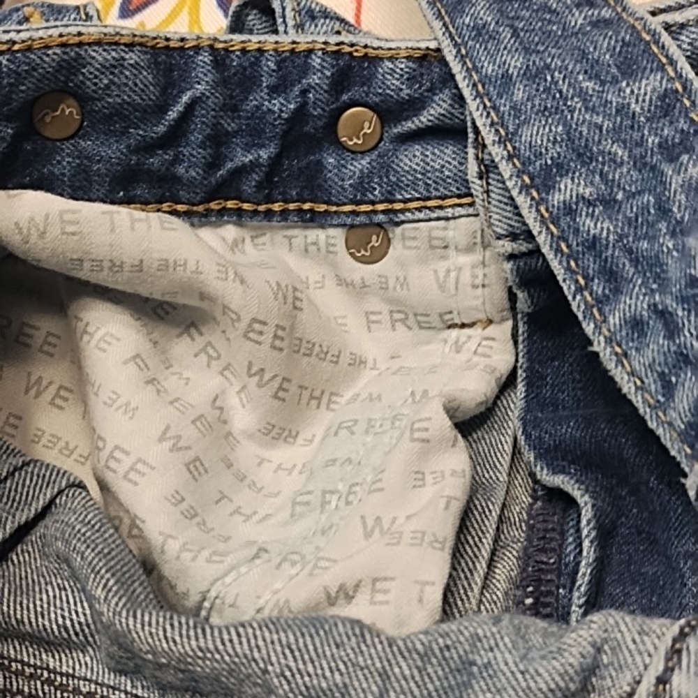 Free People 28 Berkeley Suspender Jeans - Picture 8 of 10